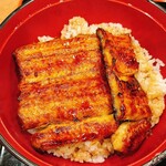 鰻々亭 - シングル丼+大串1/2