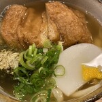 花坊 - きつねうどん（厚いお揚げ）