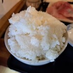 魚笑 - 米　美味しい！