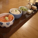 蕎麦おさめ - 前菜5点盛り