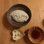 蕎麦おさめ - 粗挽きそばがき
