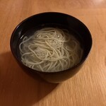 蕎麦おさめ - 釜揚げそば