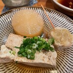 能古 - 大根 焼き豆腐 しゅうまい