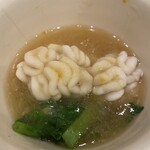 蕎麦割烹  倉田 - 雲子(白子)、仙台芹、柚子の薫り