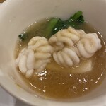蕎麦割烹  倉田 - 雲子(白子)、仙台芹、柚子の薫り