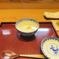 しの田 - かぶらのおかゆ、ナマカラスミ