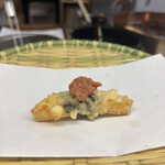 天ぷら はせ川 - チーズ明太子ソース