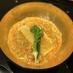 眞善美 - 富田林　海老芋　上海蟹の餡　小蕪