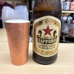 天ぷら はせ川 - 最初はビールから