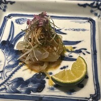 眞善美 - 伊勢海老と海月　豆板醤　ピーナッツ油