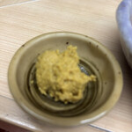 天ぷら はせ川 - 味噌入り辛子　チョイとピンぼけ