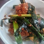 四日市ヒモノ食堂 - 鶏の味噌和え