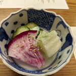 割烹 市川 - お漬物