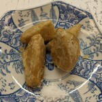 割烹 市川 - お芋のから揚げ