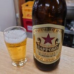 大衆酒場ニューベルク - 赤星(大瓶)　550円