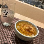 おばた - 海老と貝柱のかき揚げ出し茶漬け