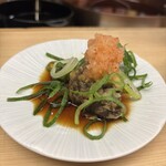 天ぷら はせ川 - 椎茸ポン酢