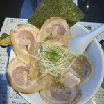 ちょもらんま - 魚介チャーシューメン鯵W