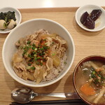 トーコーキッチン - 豚丼 副菜二品、豚汁