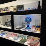 懐石 後藤 - 懐石　後藤　店主が選びに選び抜いた薩摩切子がお出迎え。