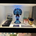 懐石 後藤 - センターの薩摩切子は180万円。