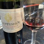 焼肉キッチンカルビパパ - ワインはグラスかハーフボトル。フルボトルはない