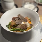 焼肉牛印 - サーロインのすき焼き~トリュフ、せり、新玉葱～