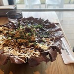 アロハオレンジ - 炙りと炙りマヨのハーフ&ハーフのギャング丼