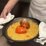 焼肉牛印 - 牛テールとオマール海老のパエリア