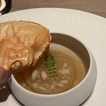 焼肉牛印 - 聖護院大根と香住蟹の牛テールコラーゲンスープ