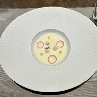 大阪鉄板焼き 神戸牛 TATARA - カブのスープ