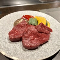 大阪鉄板焼き 神戸牛 TATARA - 本日のお肉とお野菜