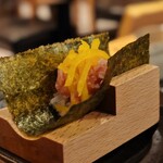 新宿鶏料理専門店 鳥京 - 沢庵ネギとろ