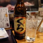 深川 まごろく - 芋焼酎 今日はかぼすを足して季節感を味えた