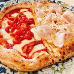 ピッツェリア イプシロン - ディアボラとアグー豚のハーフ