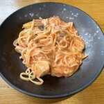 野菜がおいしいレストラン LONGING HOUSE - 茹で上げトマトチーズパスタ