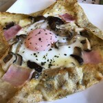 手打ち蕎麦　さとみ - きのこ蕎麦ガレット