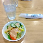 インドダイニング ドルガ - セットのサラダ