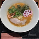 金澤濃厚甘えびラーメン 紅牡丹 - 