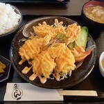 大衆食堂柴さん - エビマヨ定食