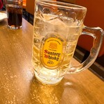 串かつ 花道 - ハイボール