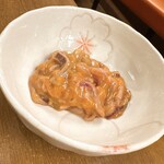 串かつ 花道 - イカの塩辛