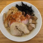 煮干らーめん 川むら - 背あぶら煮干らーめん1,200円+辛くする 100円