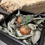 Auberge eaufeu - 紅はるかドーナツ　黒文字の香りを添えて