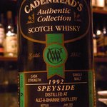 Bar March - ALLT-A-BHAINNE 59.4% 9yo 1992-2002 BOURBON BARREL (CADENHEAD'S/Authentic Collection)
