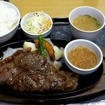 明治屋食堂 -  サーロインステーキ