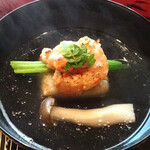 海老亭別館 - 里芋のしんじょう、甘海老