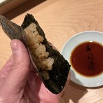 浅草壽司清 - 新海苔の手巻き