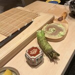 浅草壽司清 - 立派なワサビ