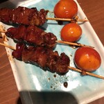 焼鳥 その日暮らし - 念願のちょうちん♡♡♡これがめっちゃ！！美味しかったぁ♡♡♡